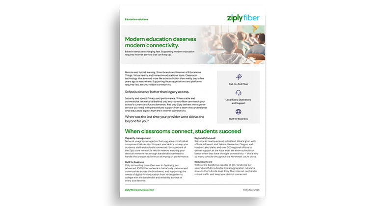 Downloadable education summary